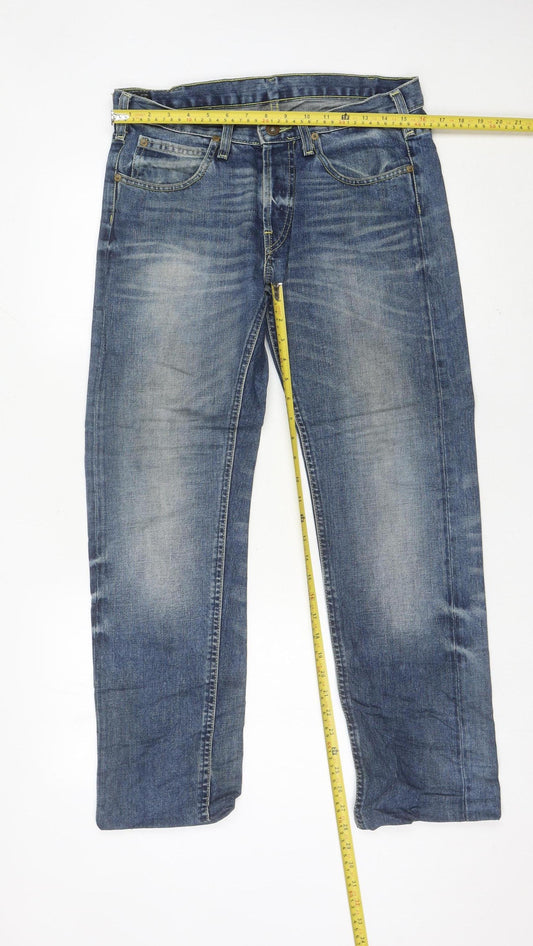 Lee Mens Blue Straight Leg Daren Jeans W30 L32 Regular Fit