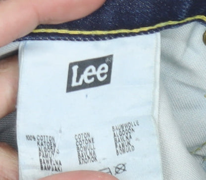 Lee Mens Blue Straight Leg Daren Jeans W30 L32 Regular Fit