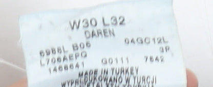 Lee Mens Blue Straight Leg Daren Jeans W30 L32 Regular Fit