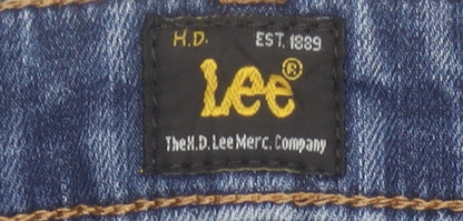 Lee Women Blue Skinny Slim Jeans Scarlett W31 L31 Size 14