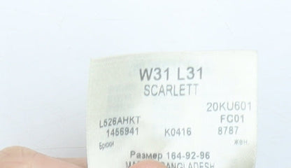 Lee Women Blue Skinny Slim Jeans Scarlett W31 L31 Size 14