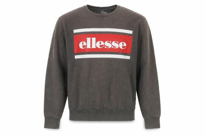 Mens UK Size L ellesse Brown Pullover Sweatshirt