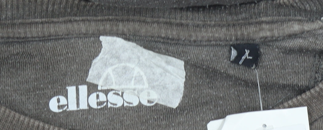 Mens UK Size L ellesse Brown Pullover Sweatshirt