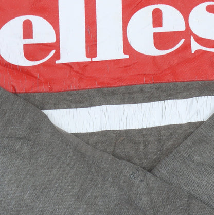 Mens UK Size L ellesse Brown Pullover Sweatshirt