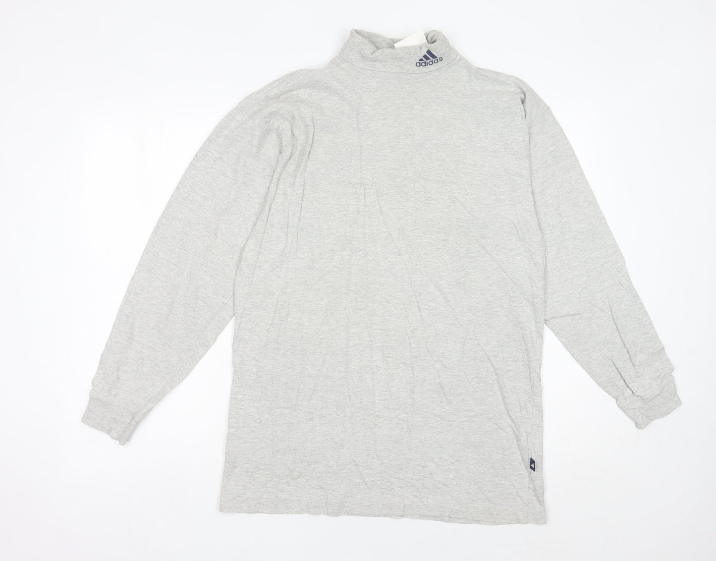 Mens UK Size L adidas Grey Pullover Sweatshirt