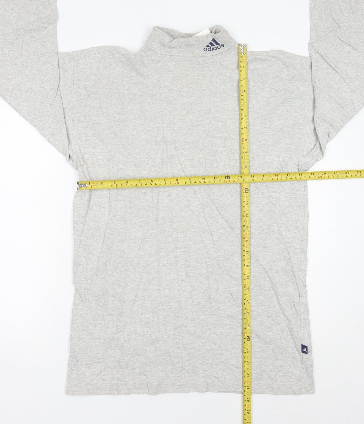 Mens UK Size L adidas Grey Pullover Sweatshirt