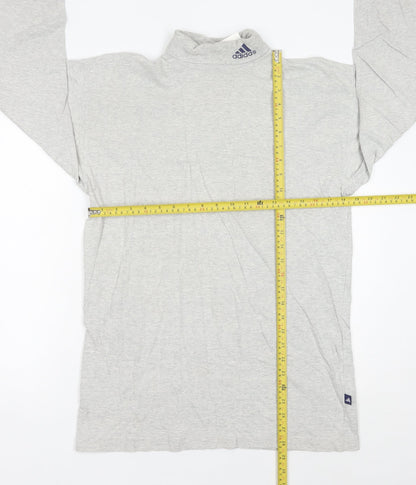 Mens UK Size L adidas Grey Pullover Sweatshirt