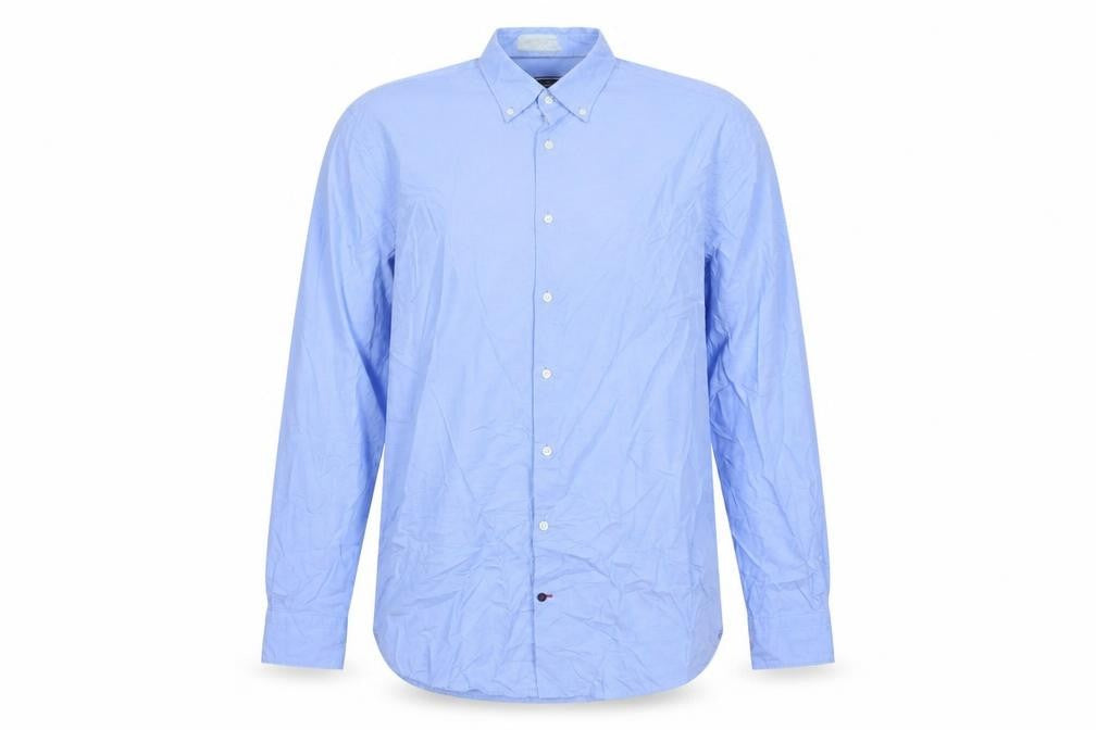 Tommy Hilfiger Men’s Blue Slim Fit Button-Down Shirt Size 16.5