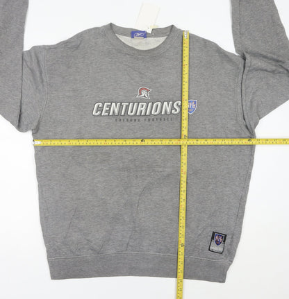 Mens UK Size L Reebok Grey Pullover Sweatshirt