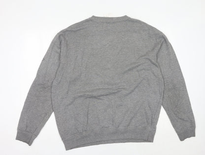Mens UK Size L Reebok Grey Pullover Sweatshirt