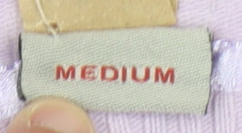 Kappa Womens Purple Full Zip Sweatshirt Medium Cotton Blend