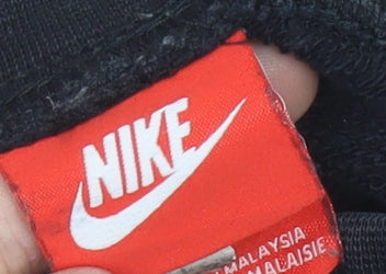 Nike Men’s Black Jogger Sweatpants M Cotton Fleece Tapered