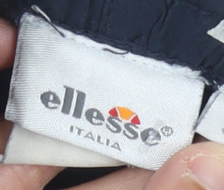 Ellesse Mens Blue Small Jogger Trousers with Zip Pockets