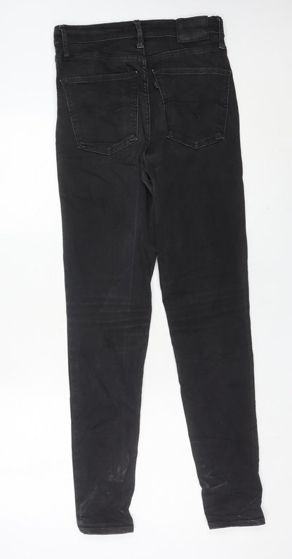 Levi's Women's Black Mile High Super Skinny Jeans Size 12 High Rise