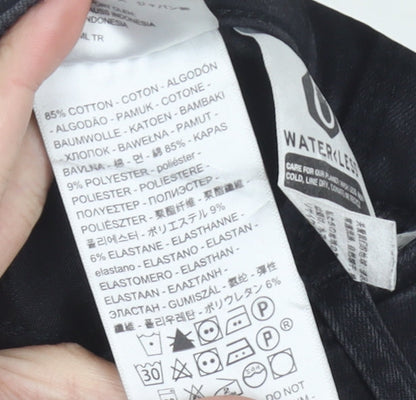 Levi's Women's Black Mile High Super Skinny Jeans Size 12 High Rise