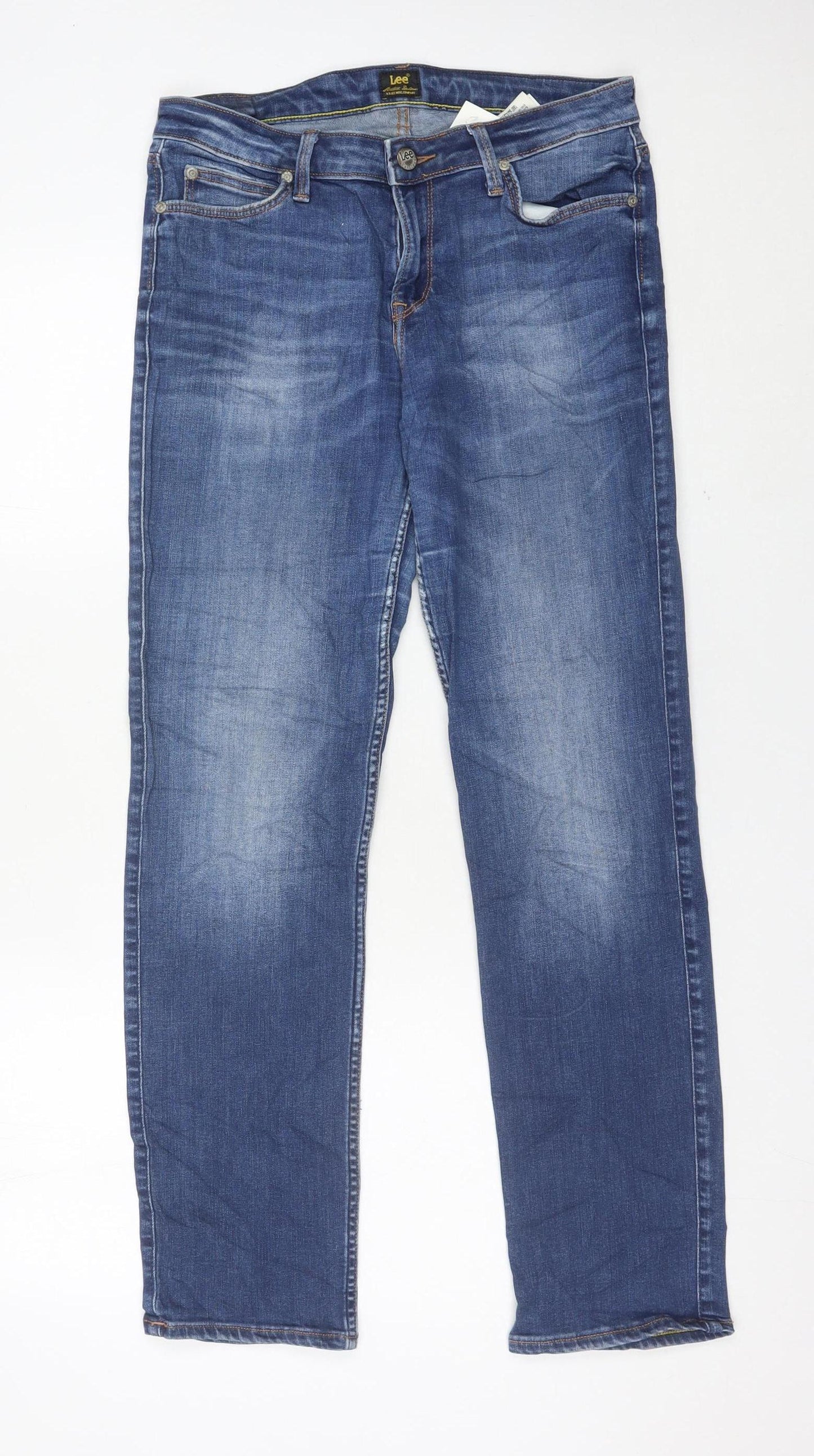 Lee Men’s Blue Straight Leg Jeans W31 L31 Regular Fit