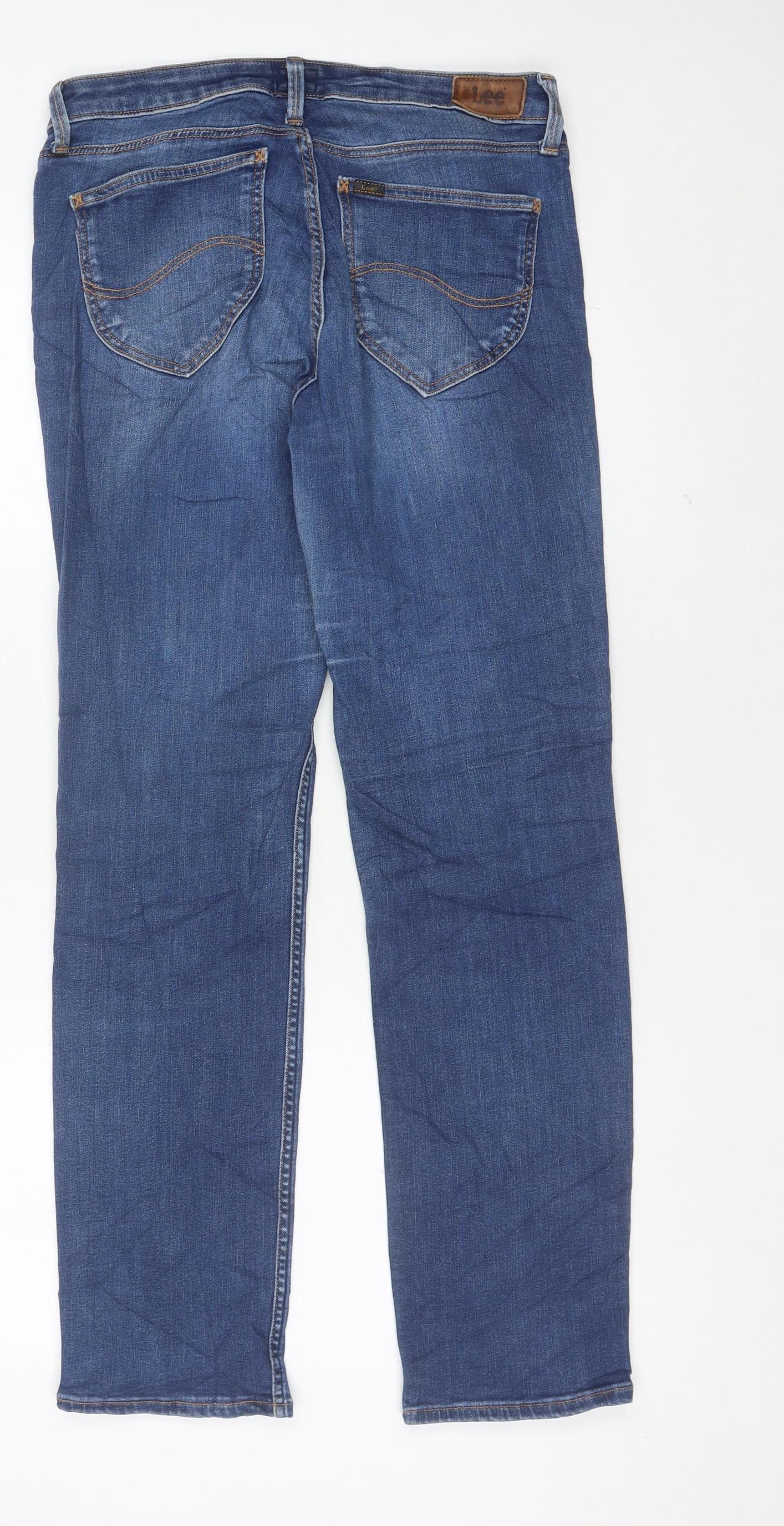 Lee Men’s Blue Straight Leg Jeans W31 L31 Regular Fit