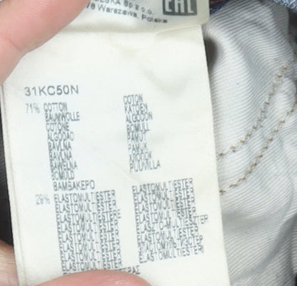 Lee Men’s Blue Straight Leg Jeans W31 L32 Daren Stretch Denim