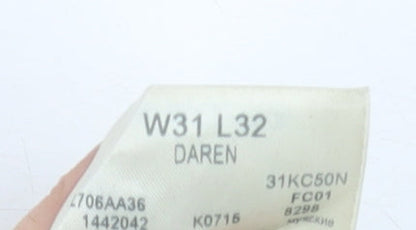 Lee Men’s Blue Straight Leg Jeans W31 L32 Daren Stretch Denim