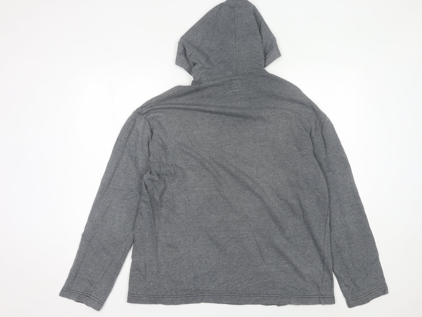 Mens UK Size L Calvin Klein Jeans Grey Pullover Hoodie