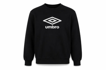 Umbro Boys Black Sweatshirt 14-15Y Regular Fit Crew Neck Pullover