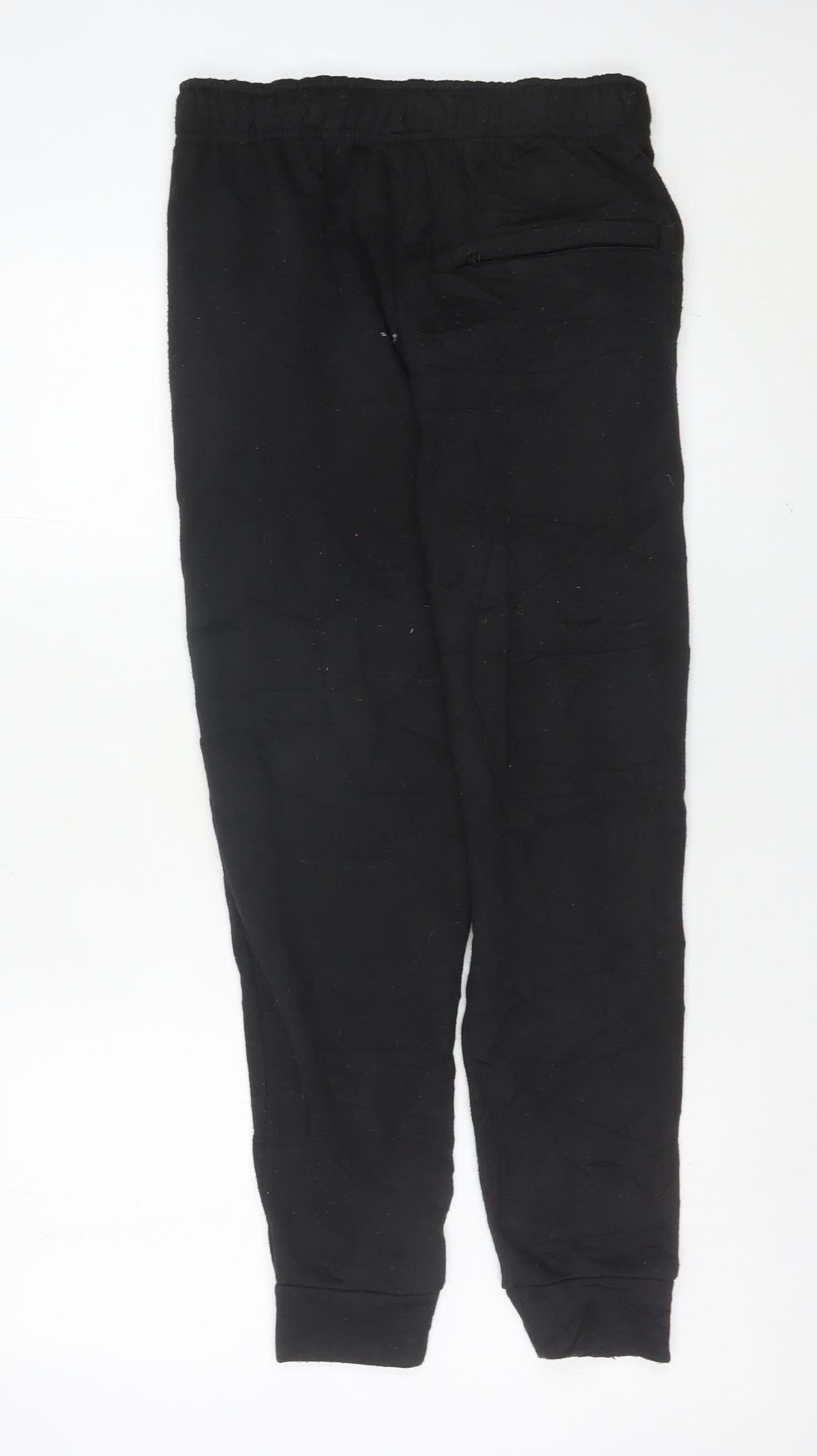 Mens UK Size S U.S. Polo Assn. Regular Fit Jogger Black Trousers