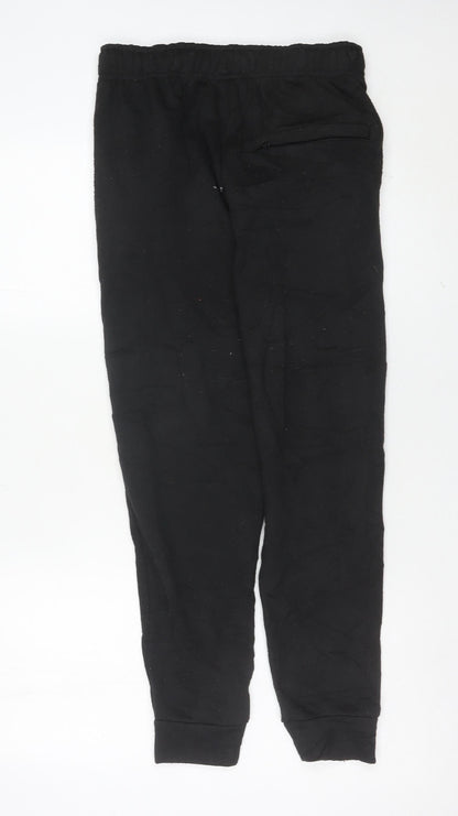 Mens UK Size S U.S. Polo Assn. Regular Fit Jogger Black Trousers