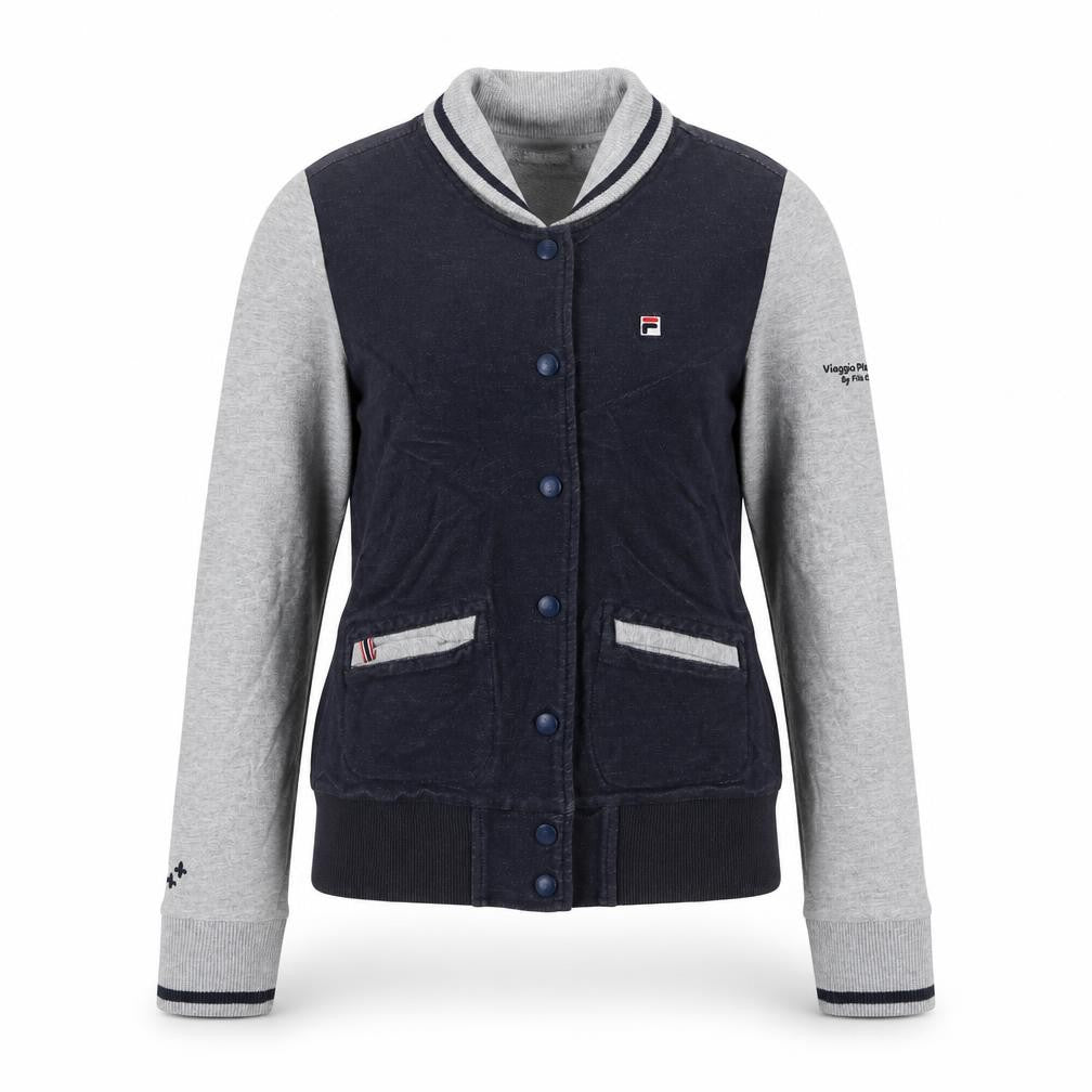 Womens UK Size 8 FILA Multicoloured Varsity Jacket