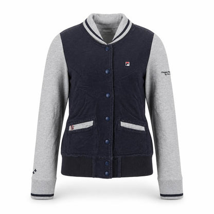 Womens UK Size 8 FILA Multicoloured Varsity Jacket