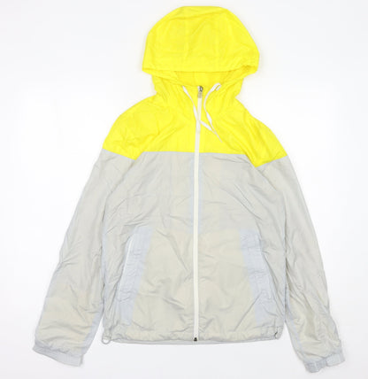 Womens UK Size 10 adidas Multicoloured Windbreaker Coat