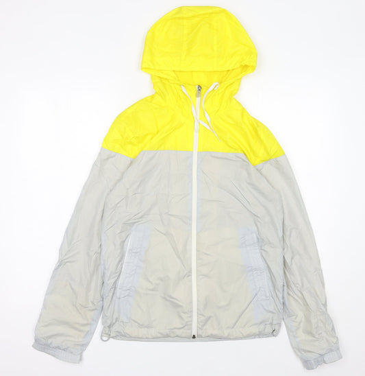 Womens UK Size 10 adidas Multicoloured Windbreaker Coat