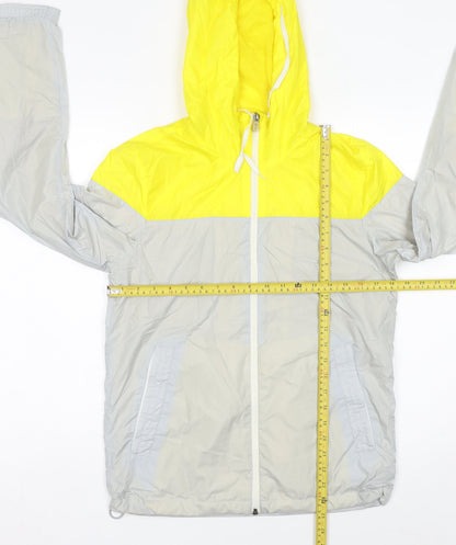 Womens UK Size 10 adidas Multicoloured Windbreaker Coat