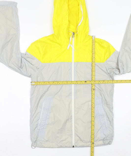 Womens UK Size 10 adidas Multicoloured Windbreaker Coat