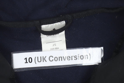 Adidas Womens Black Size 10 Windbreaker Hooded Jacket