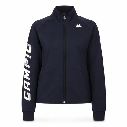 Womens UK Size 6 Kappa Blue Gym & Training Running & Jogging Walking Jacket