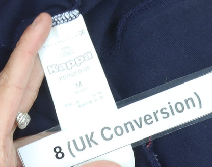 Kappa Womens Navy Full Zip Hoodie Jacket UK 8 with Hooded Design
