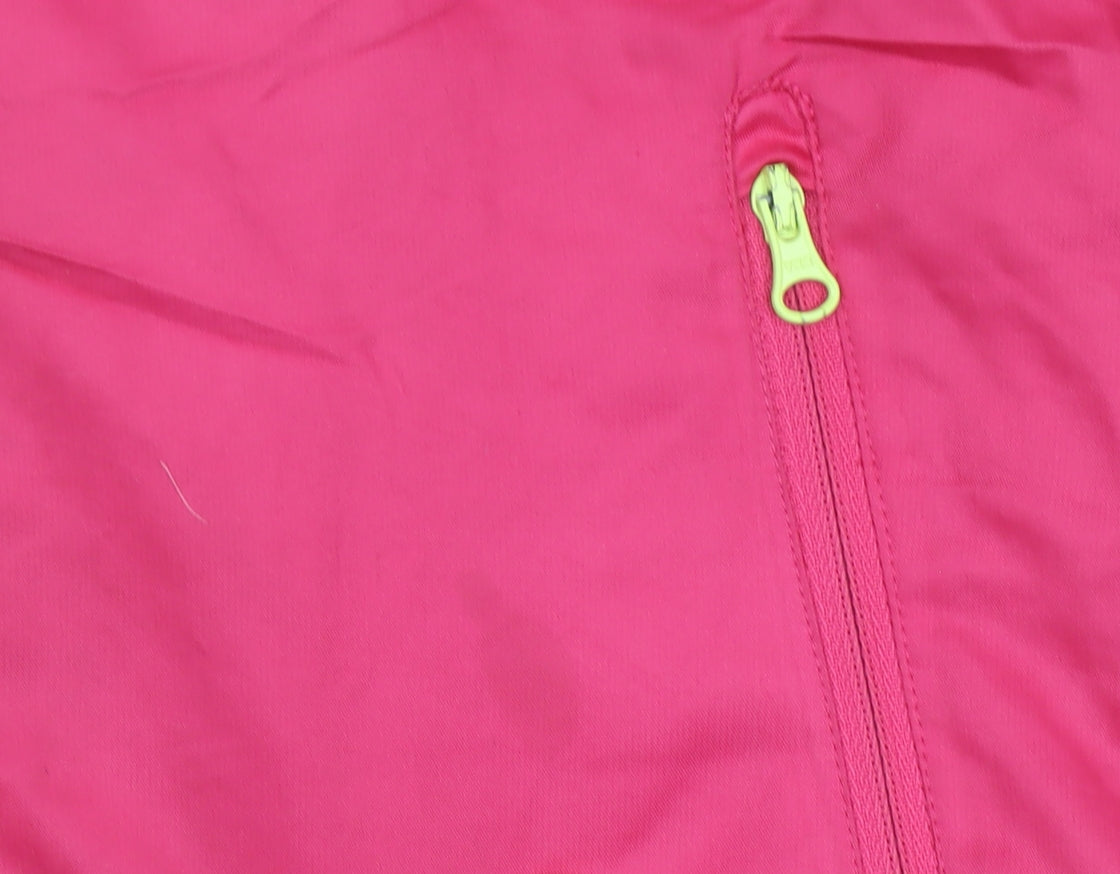 Kappa Womens Pink Track Jacket Size 10 Full Zip Lightweight Sports