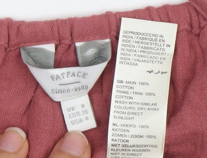 Womens UK Size 8 FatFace Pink Camisole Tank