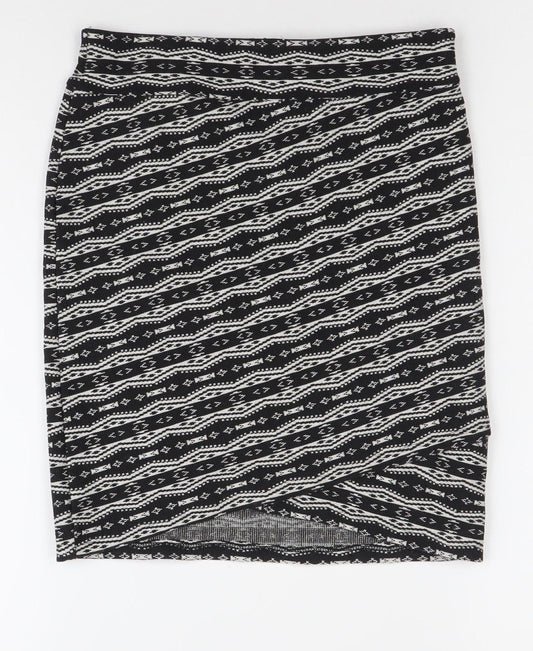 Womens UK Size S Stradivarius Straight & Pencil Jersey Skirt