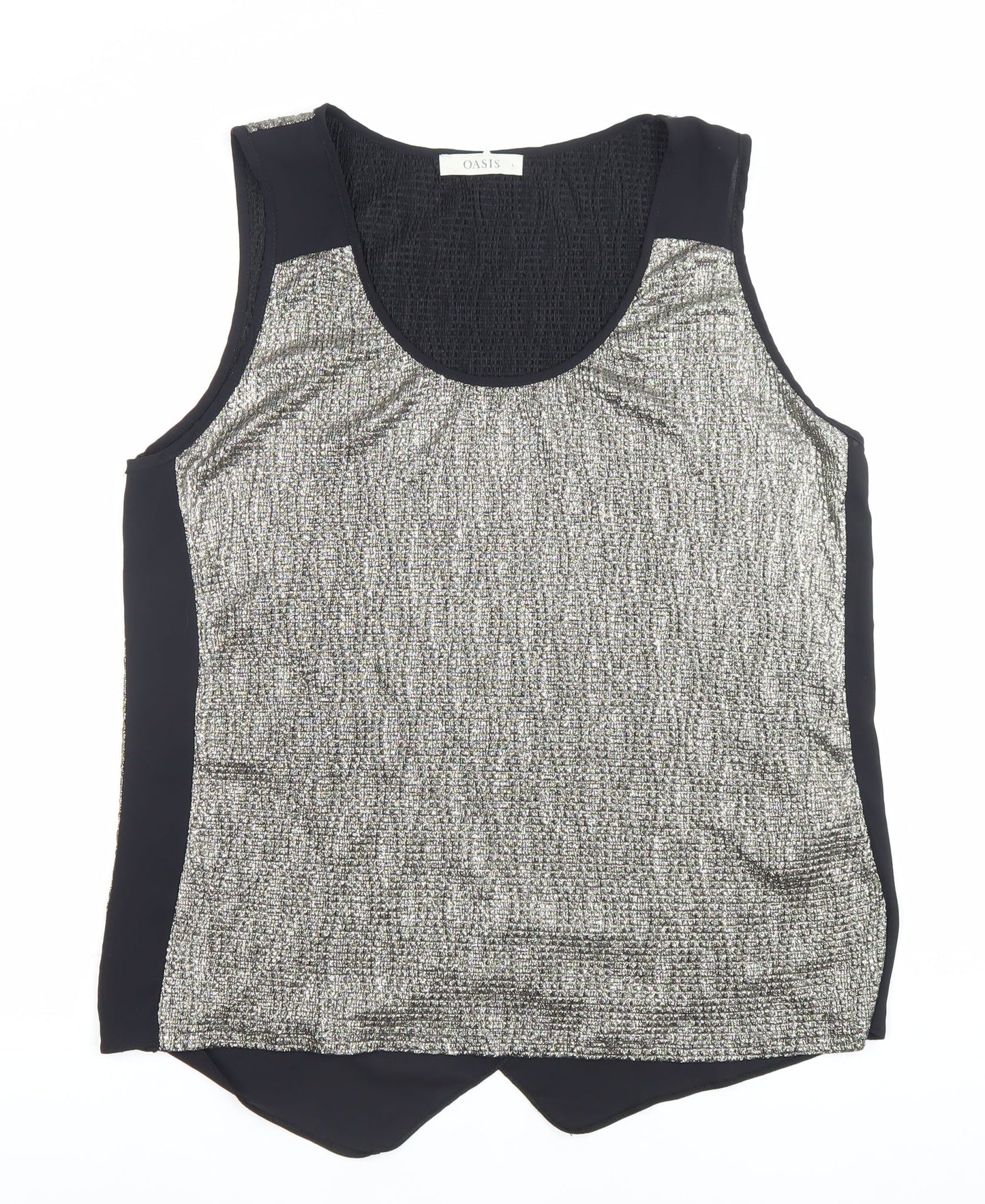 Womens UK Size L Oasis Multicoloured Basic Tank