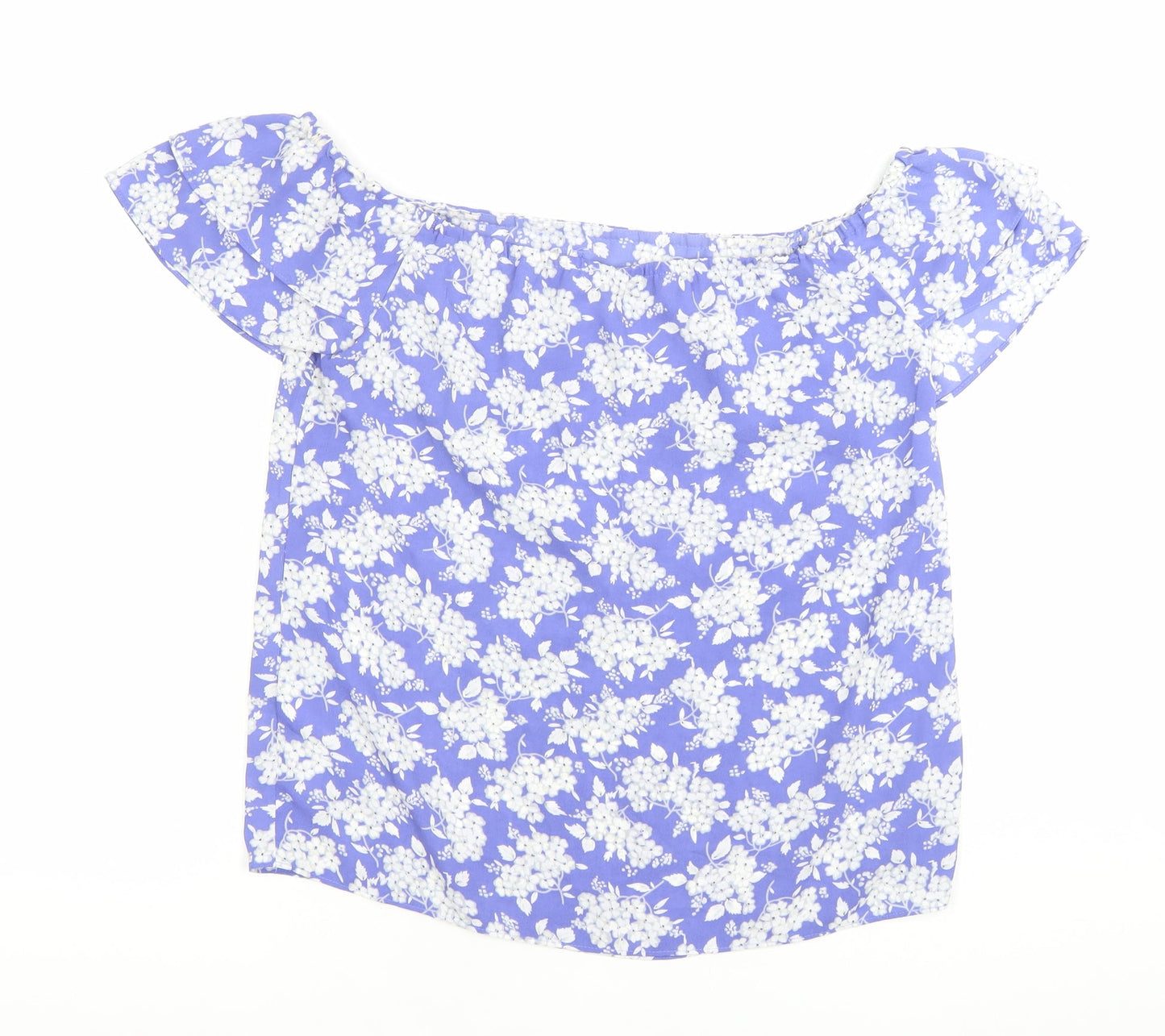 Womens UK Size 10 Oasis Blue Tunic Blouse