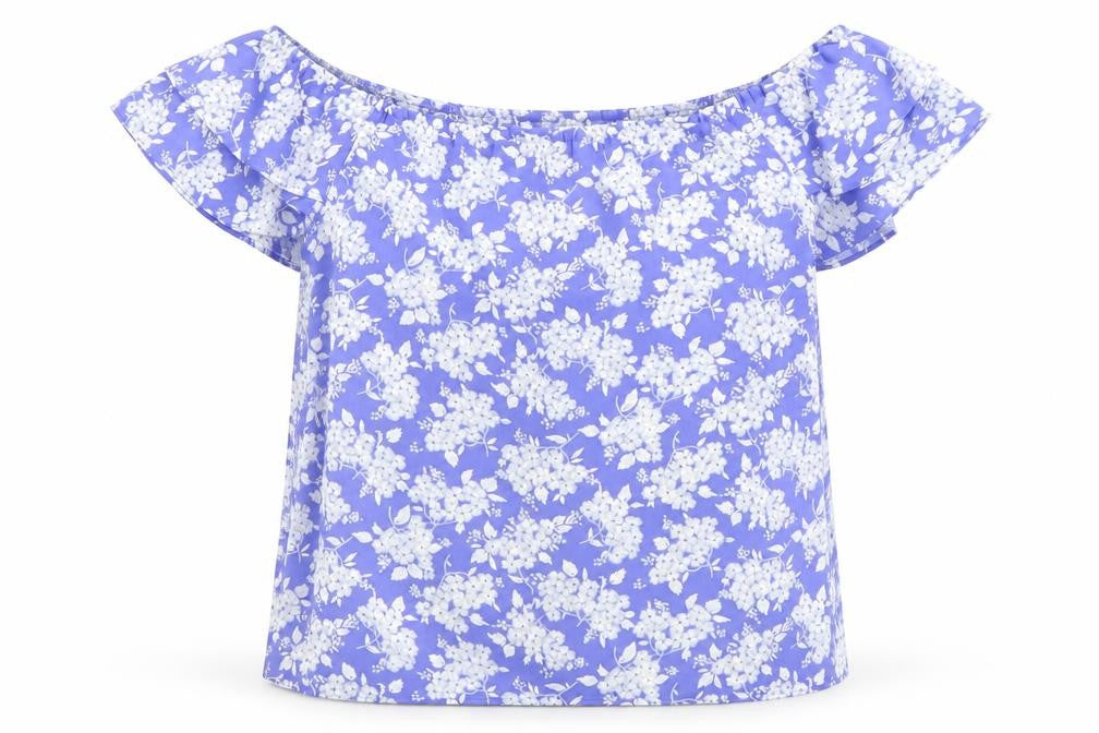 Womens UK Size 10 Oasis Blue Tunic Blouse