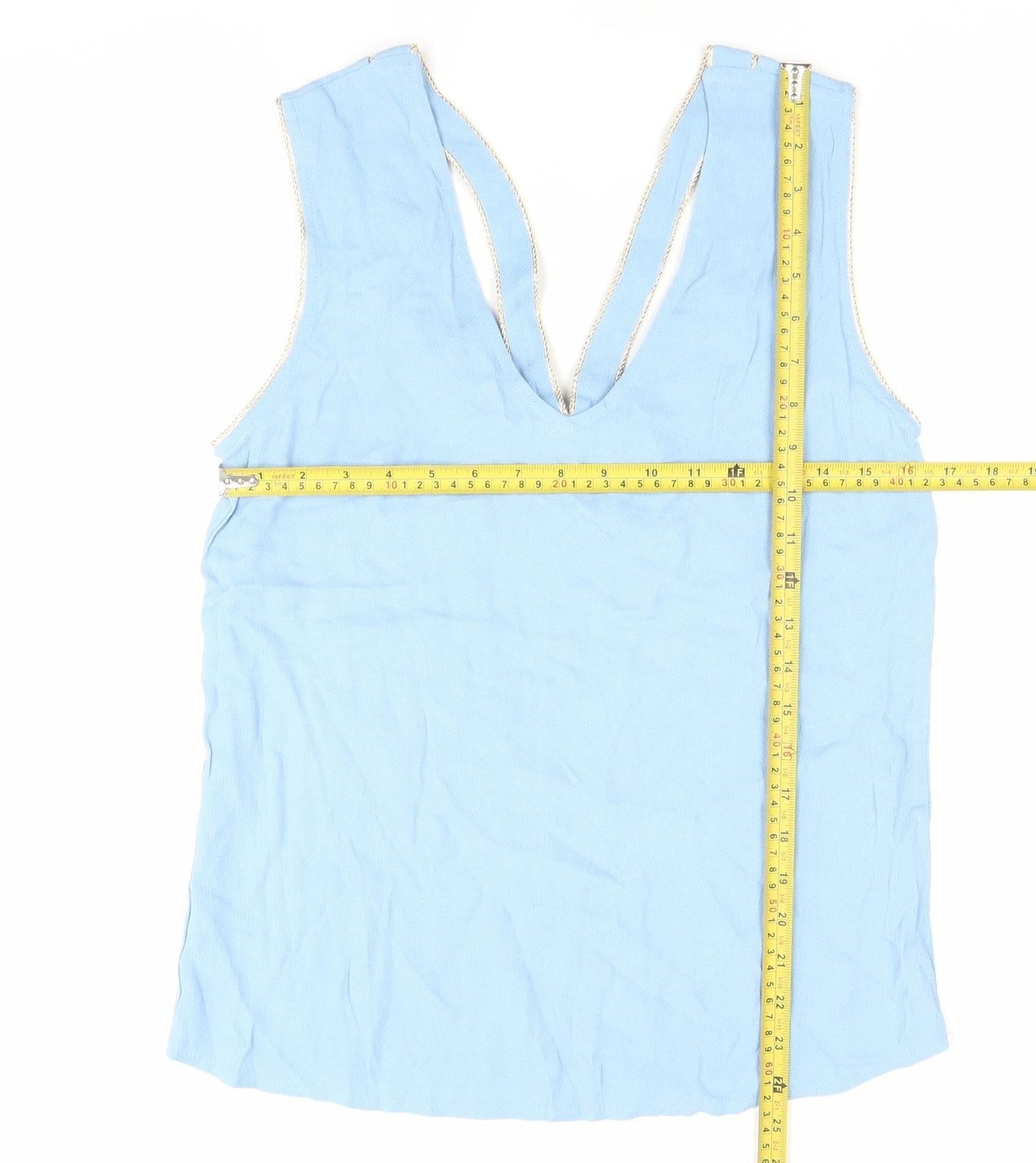 Womens UK Size M Grace & Mila Blue Camisole Tank