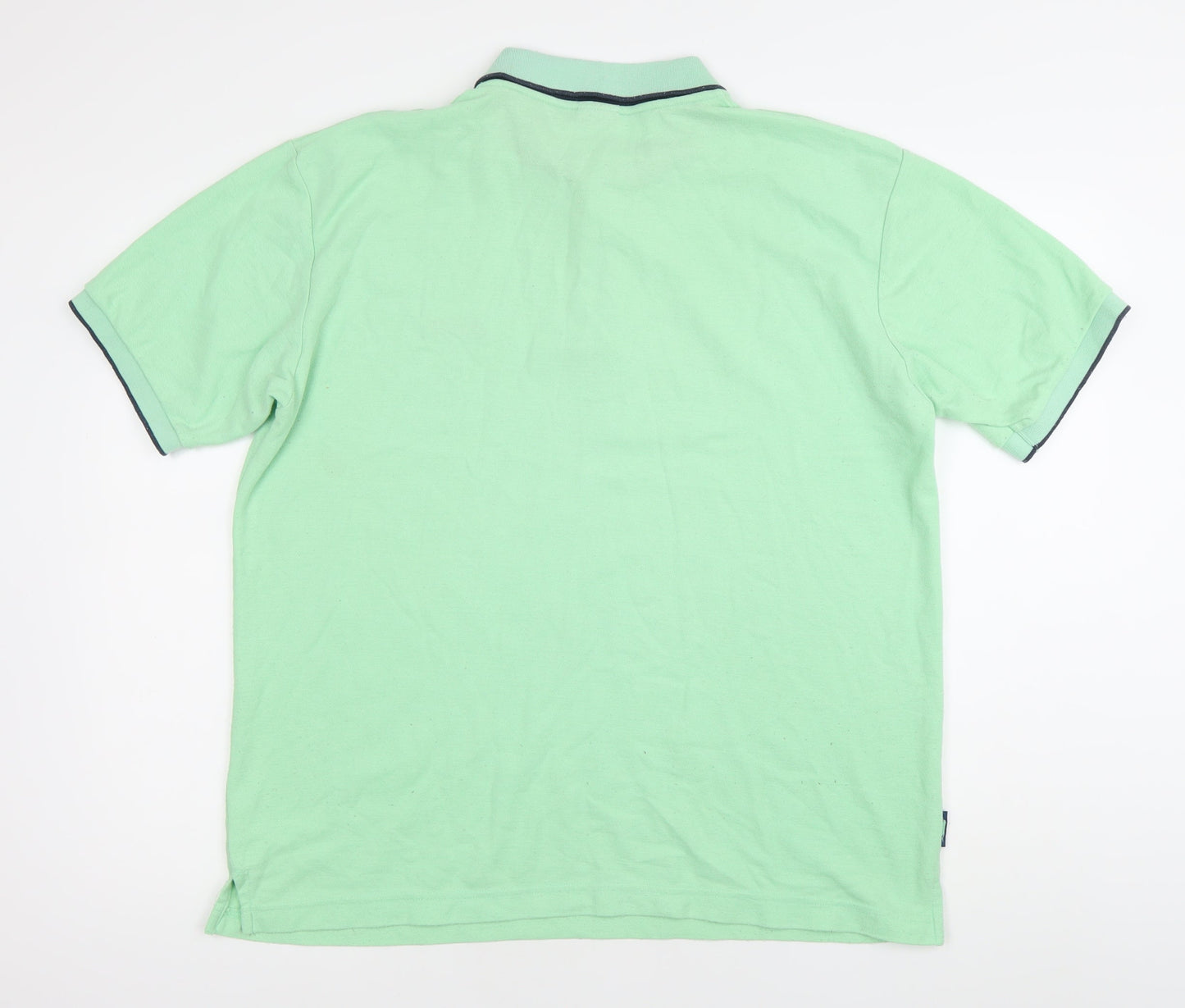 Slazenger Men's Green XL Polo Shirt Short Sleeve Cotton Casual
