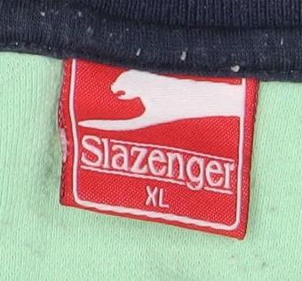 Slazenger Men's Green XL Polo Shirt Short Sleeve Cotton Casual