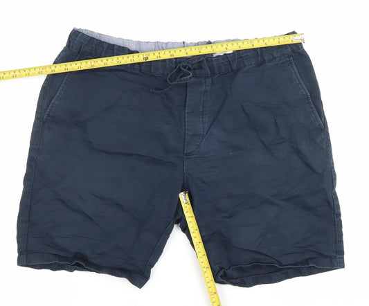 Jack & Jones Men’s Blue Chino Shorts Size 38 Elastic Waist