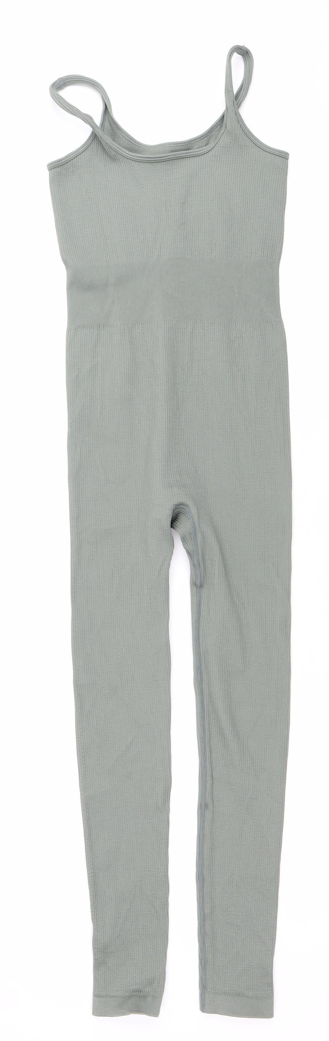 PrettyLittleThing Women’s Green Slim Fit Sleeveless Catsuit Size S