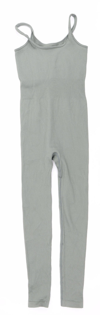 PrettyLittleThing Women’s Green Slim Fit Sleeveless Catsuit Size S