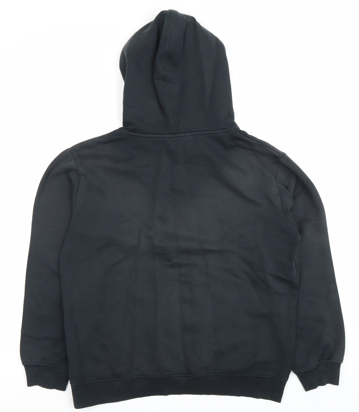 Adidas Men's Black Pullover Hoodie Small Logo Sportswear Fleece