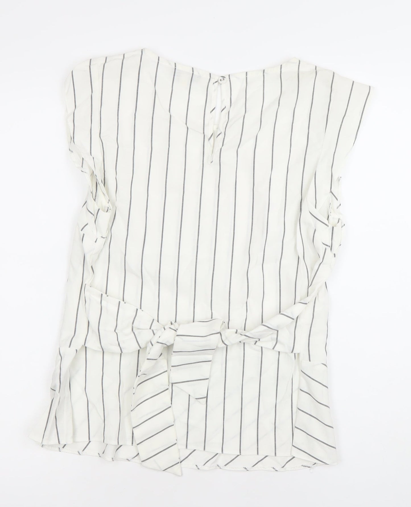 Womens UK Size 12 Oasis White Tunic Blouse